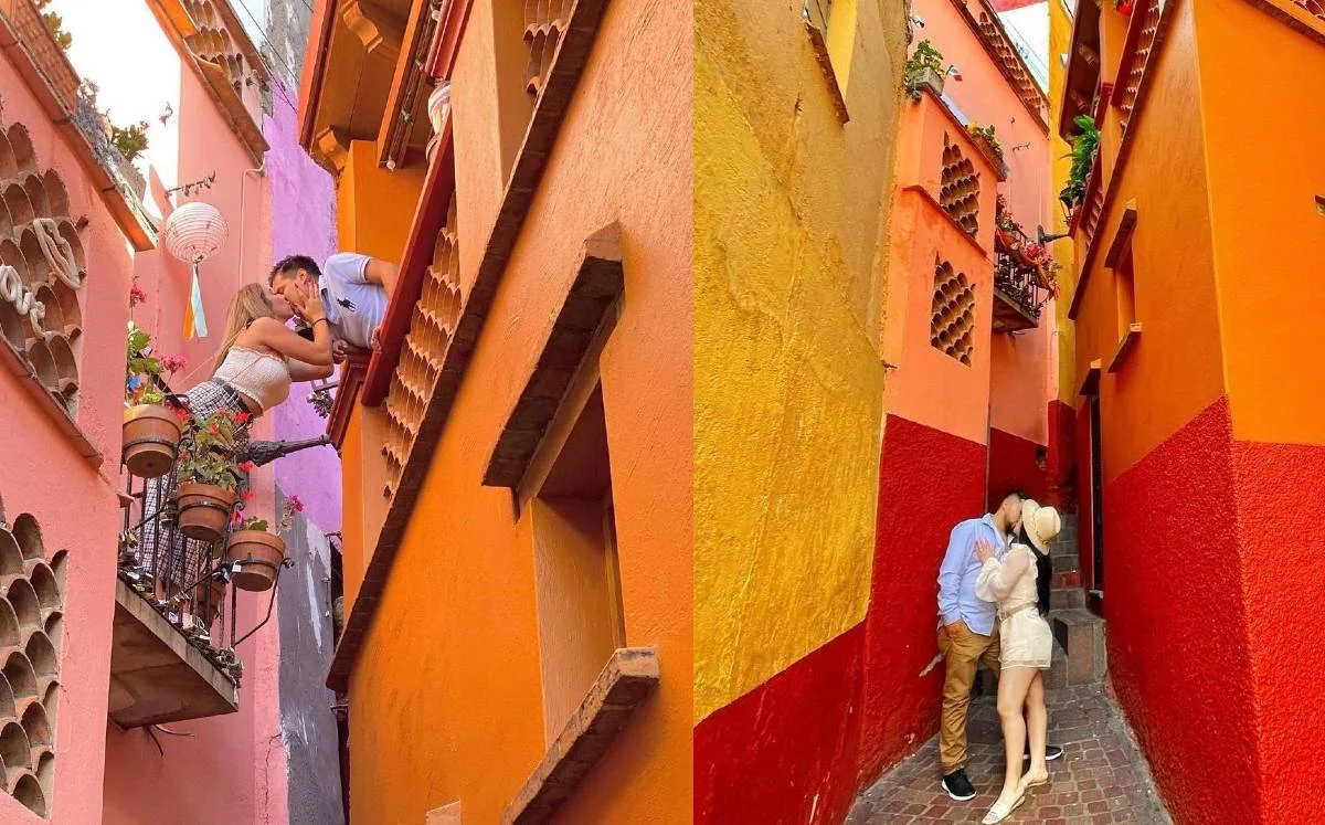 El callejon del beso en Guanajuato 2 El callejón del beso en Guanajuato
