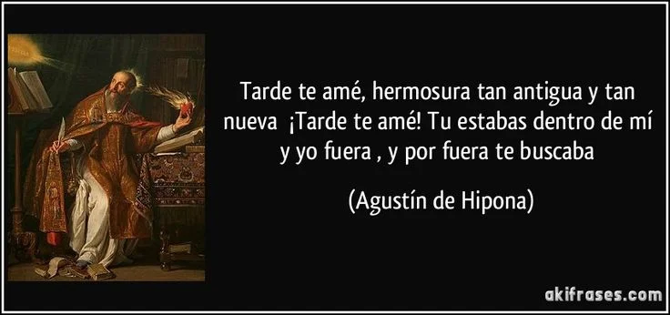 San Agustin reflexiona sobre su vida San Agustín reflexiona sobre su vida