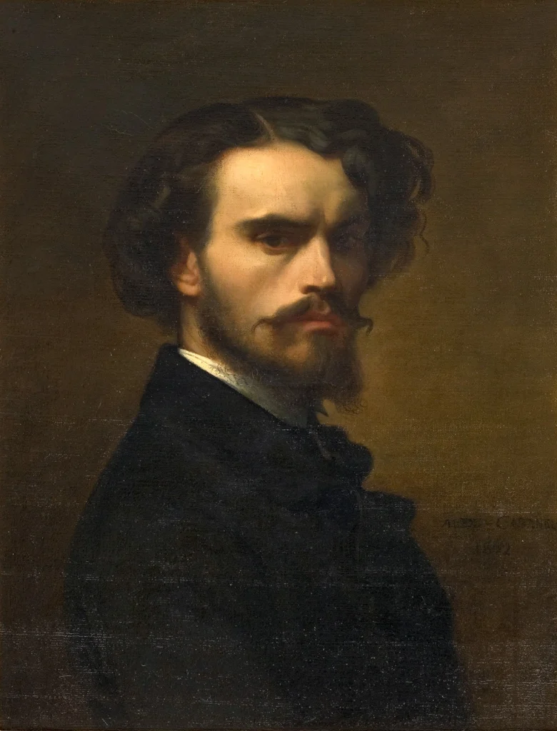 alexandre cabanel autor del angel caido Retrato del artista creador de El ángel caído