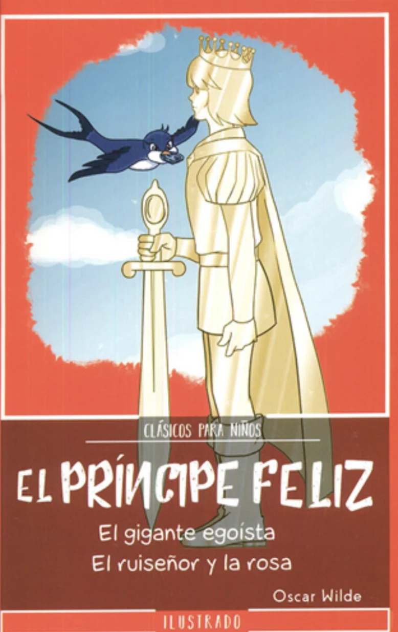 Estatua del Principe Feliz sobre ciudad Estatua del Príncipe Feliz sobre ciudad